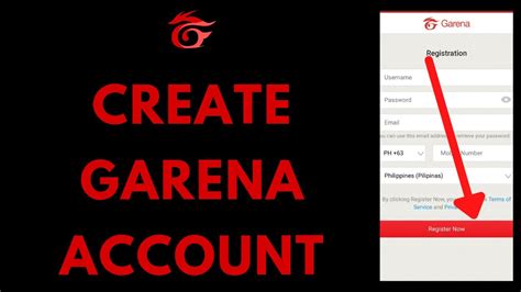 garena sign up.